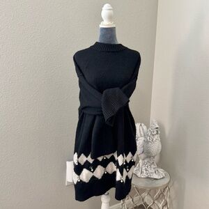 H&M Pearl & Rhinestone Sweater Dress
